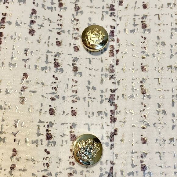 Enfocus Studio Sleeveless Metallic Classic Fit and Flare A-Line Dress Size 14 - Picture 5 of 12